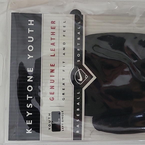 Keystone Youth Left Single Genuine Leather Baseball Softball Glove By Nike - Picture 4 of 10